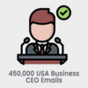 450,000 USA Business CEO Emails